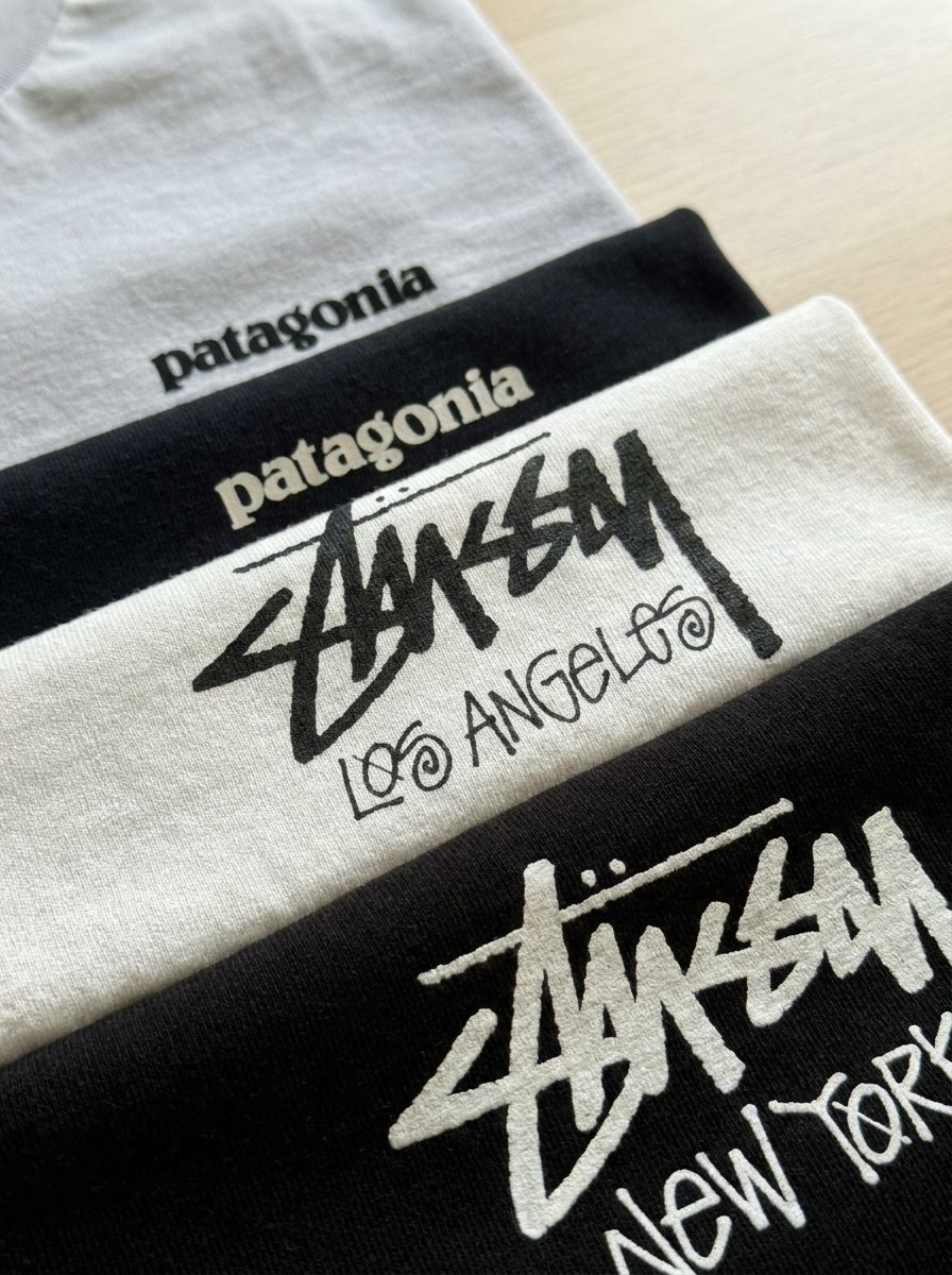 Screen printing detail on streetwear T-shirt