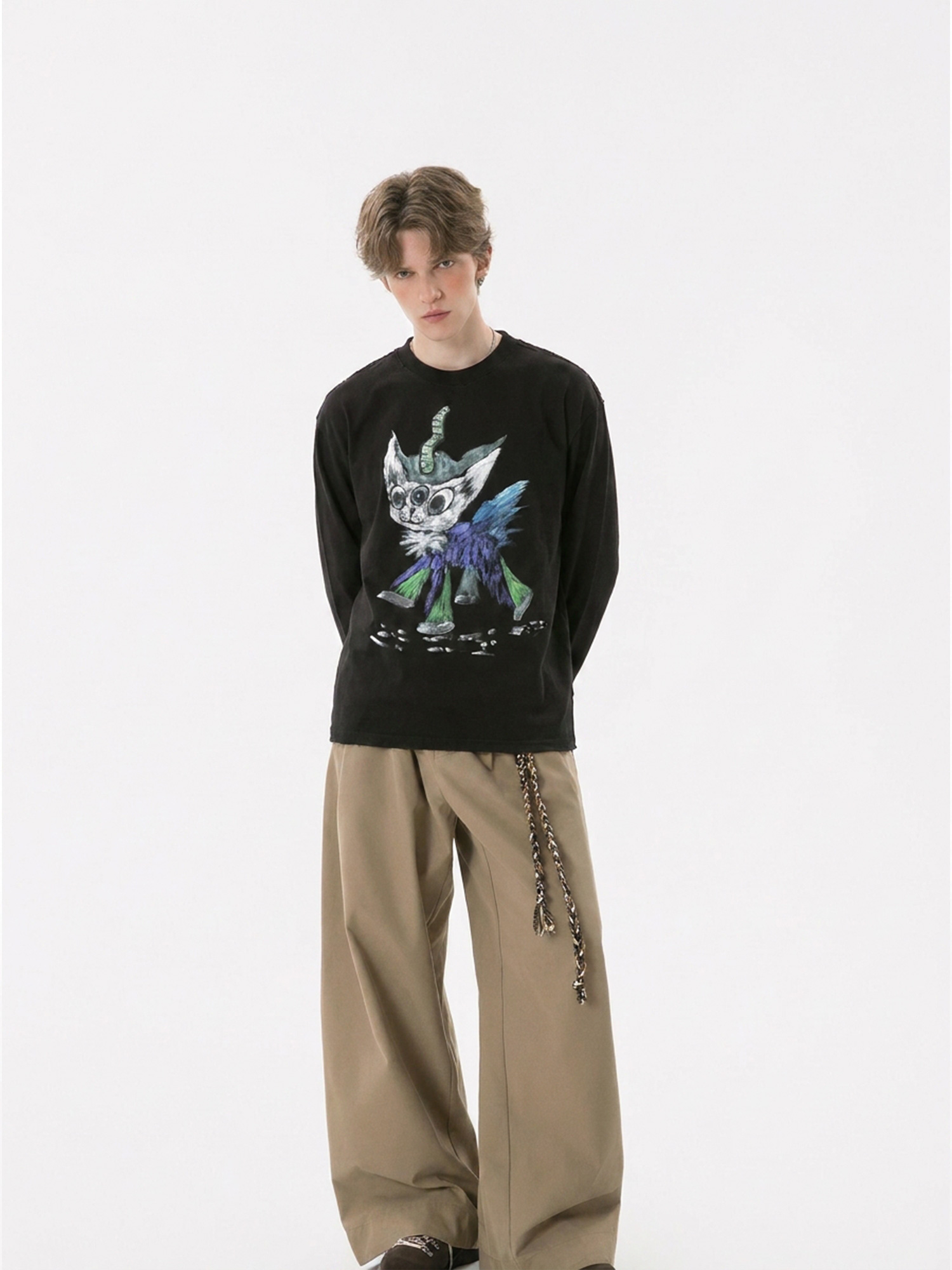 Hand-Drawn Long-Sleeve Tee