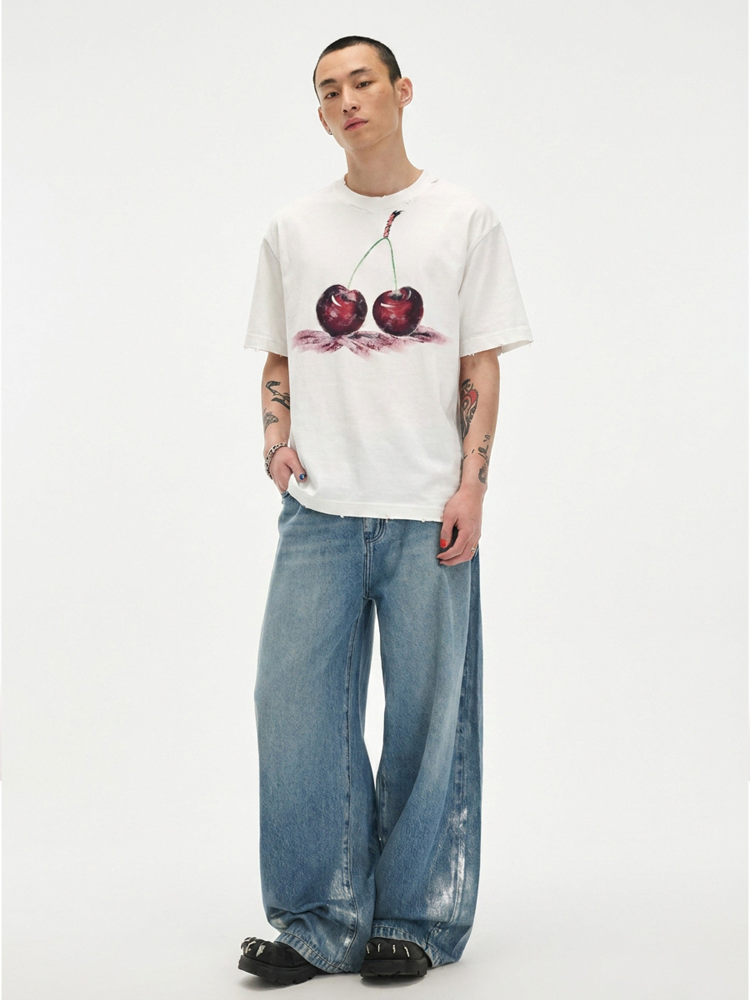 Hand-Drawn Worn-Out Tee
