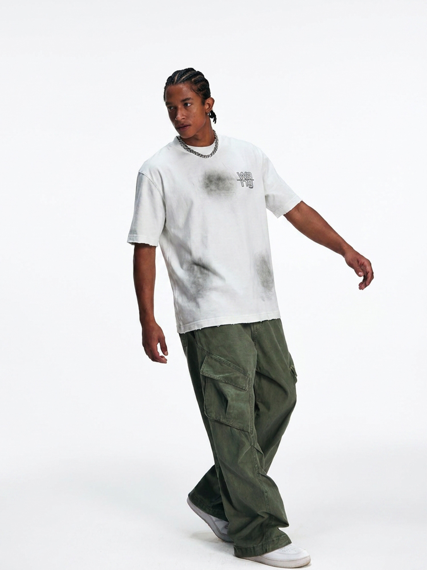Tie-Dye Embroidered Tee
