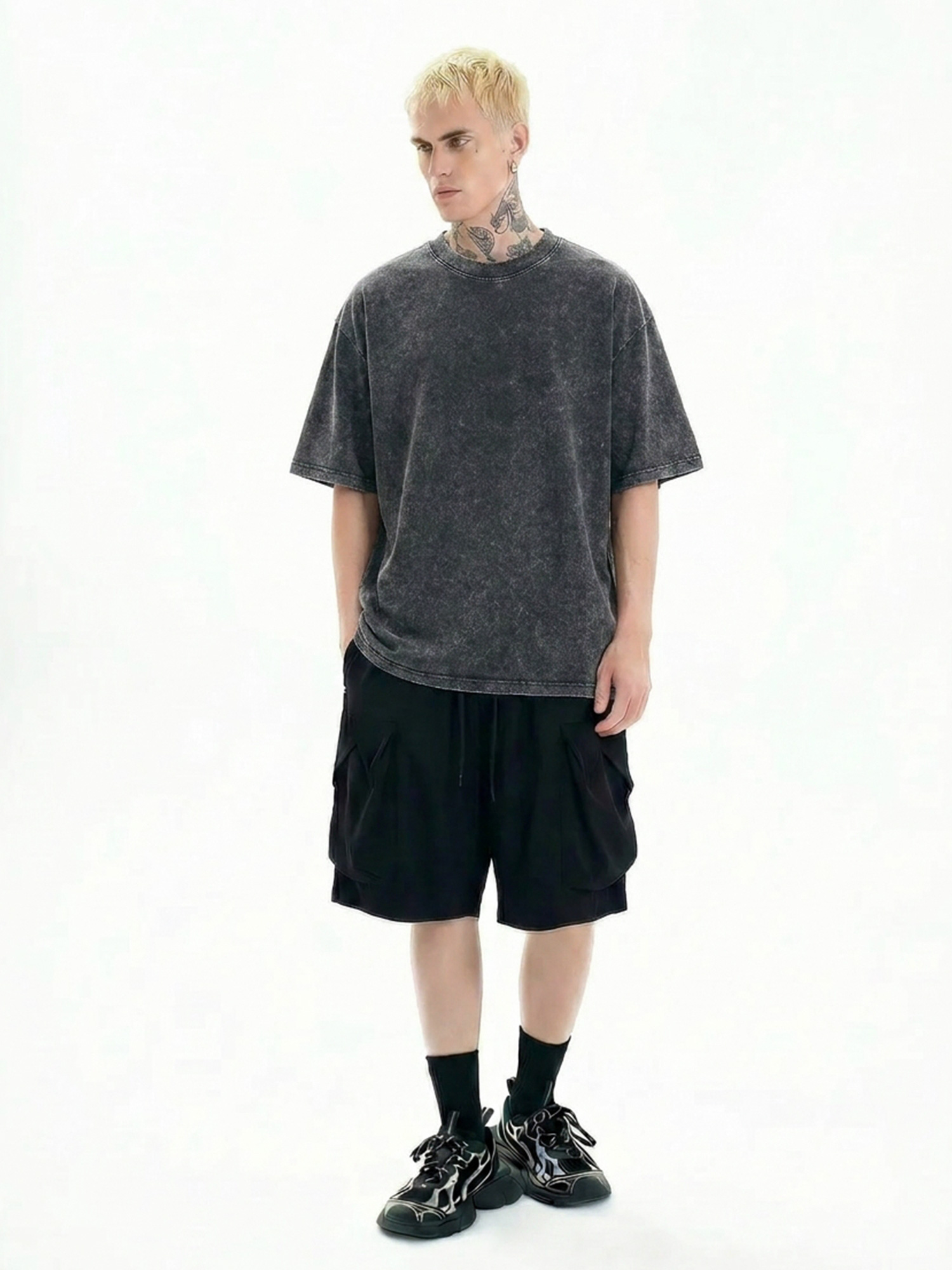 Garment-Washed Heavyweight Tee