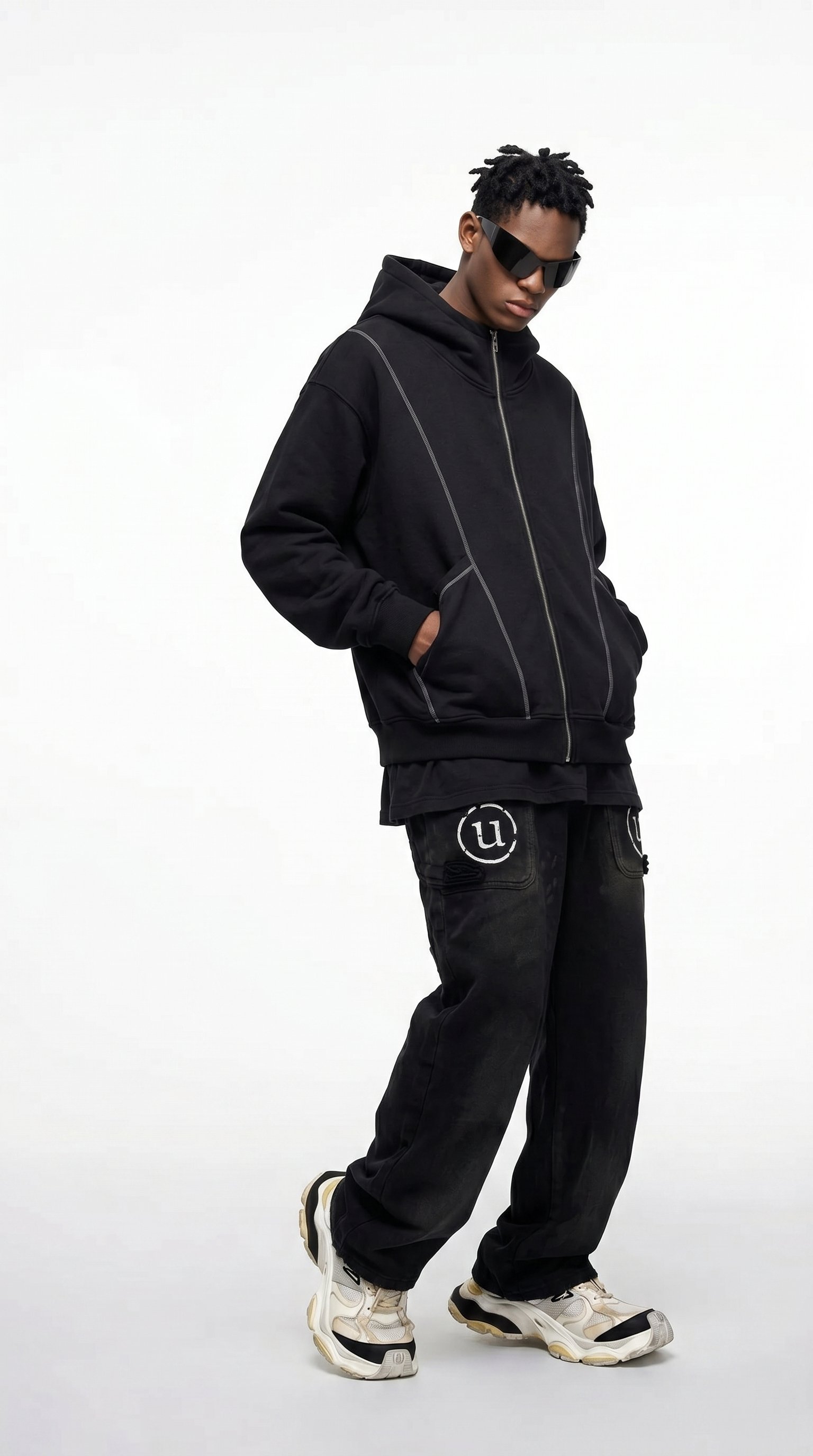 Heavyweight Color-Block Hoodie