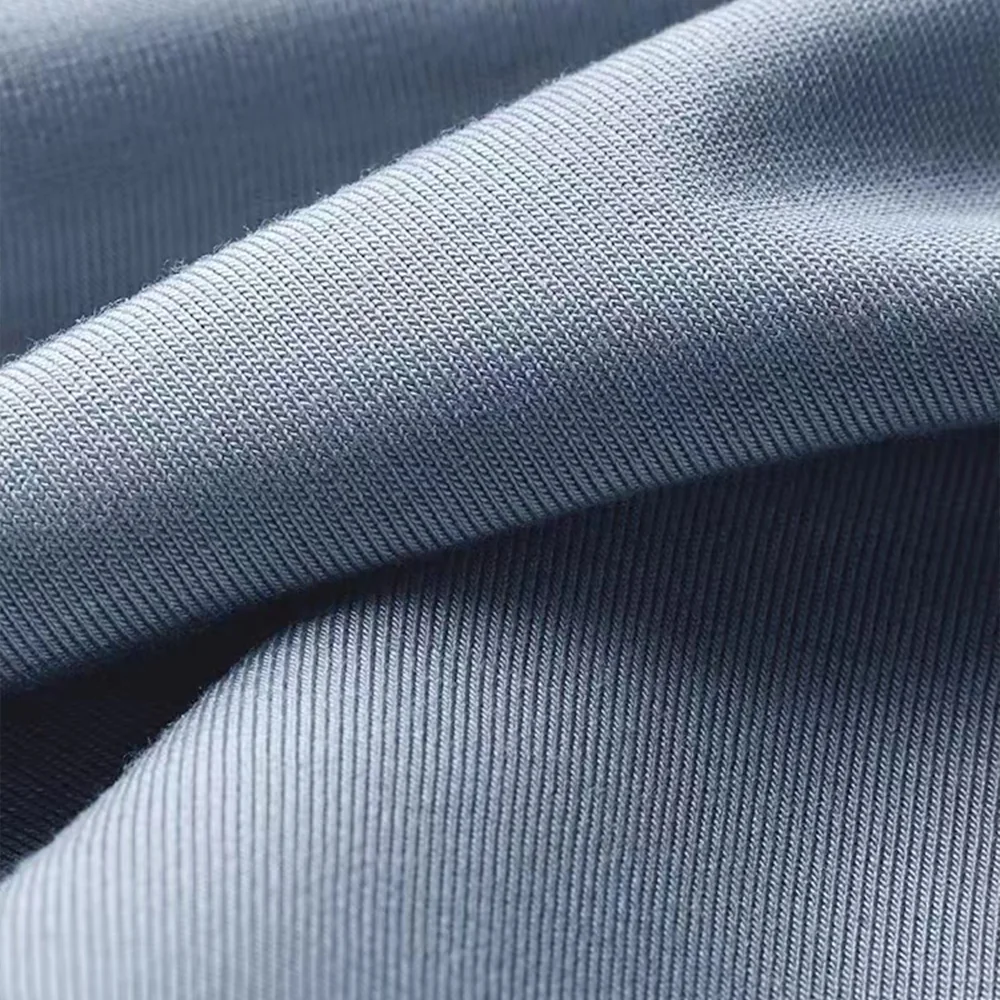 Heavyweight ribbed cotton fabric texture