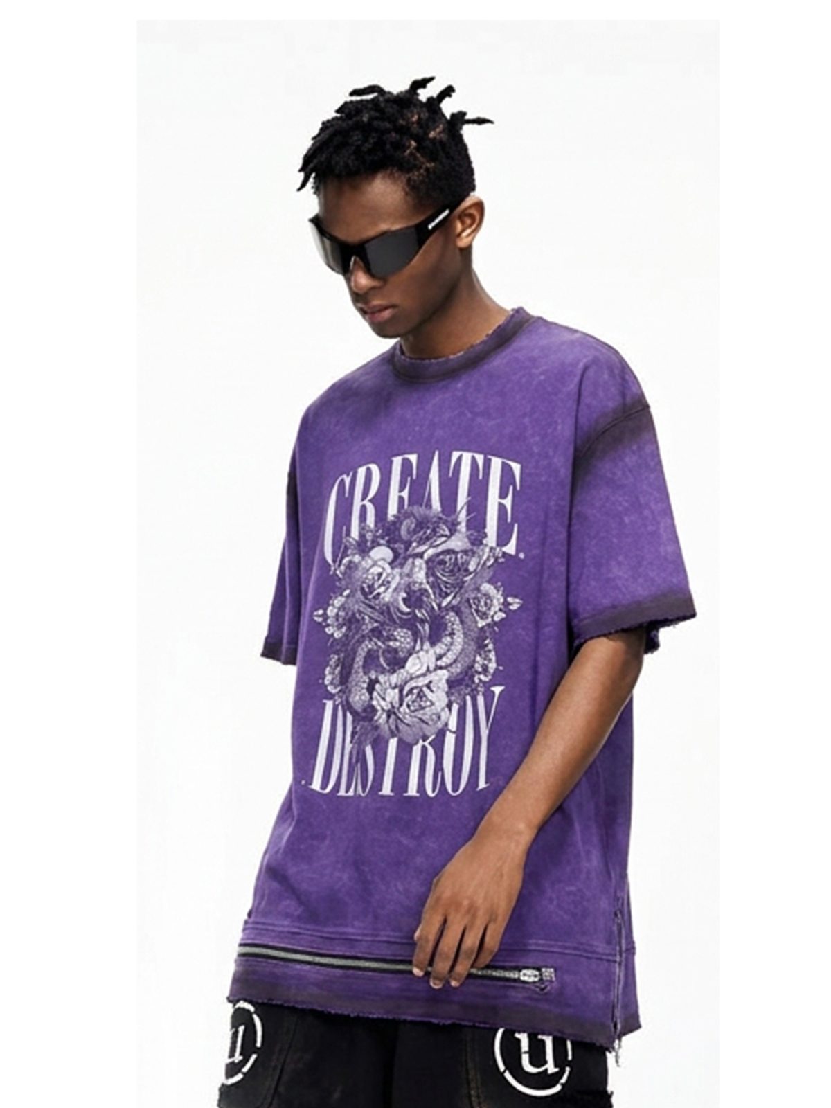 Dragon Print Short-Sleeve Tee